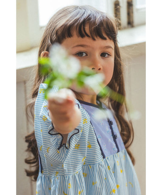 日本童裝 BE#AMS mini 民族風印花連身裙 90-140cm 女童款 夏季 DRESSES