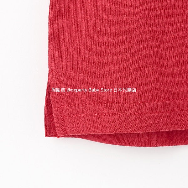 日本童裝 pe#main 可愛皺褶短袖上衣 80-130cm 女童款 夏季 TOPS