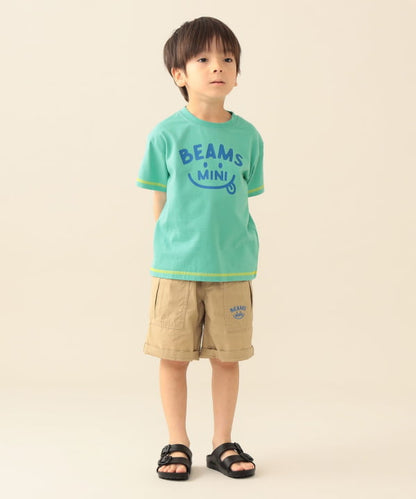 日本童裝 BE#AMS mini 微笑logo短褲 90-140cm 男童款/女童款 夏季 PANTS