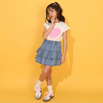 Japanese BDL x Disney parent-child print tops (80-150cm) for boys and girls (summer TOPS) 