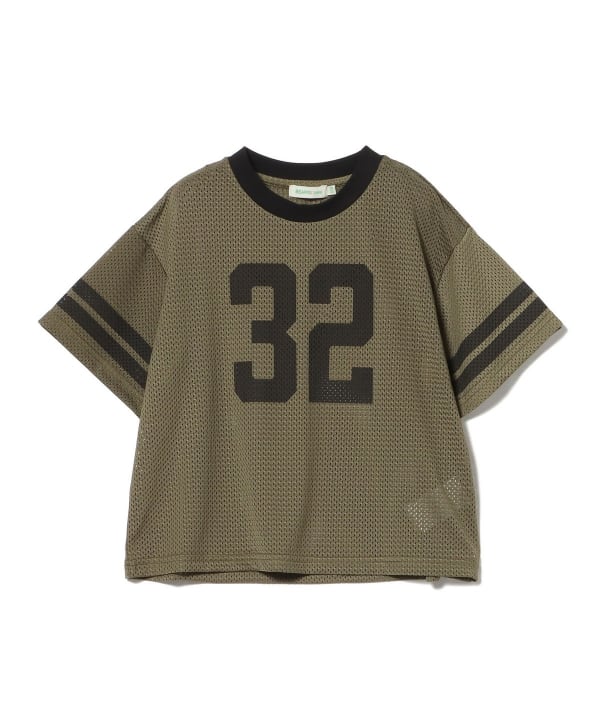 日本童裝 BE#AMS mini 編號網眼上衣 90-140cm 男童款/女童款 夏季 TOPS