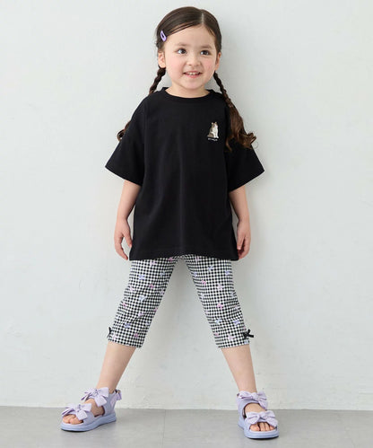 日本童裝 aF#a325 彈力五分緊身褲 90-140cm 女童款 夏季 PANTS