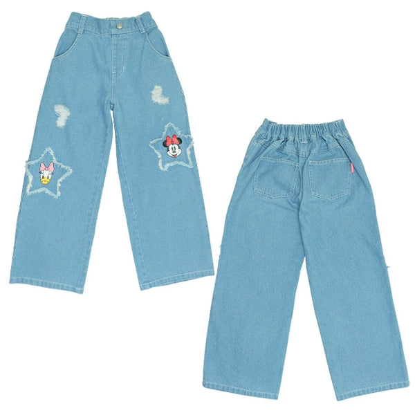 日本童裝 BDL x Disney 牛仔長褲 100-140cm 女童款 春夏季 PANTS