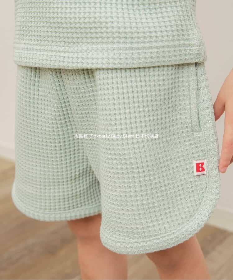 Japanese children's clothing BREEZE waffle shorts 80-140cm girls summer PANTS 