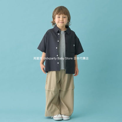 Japanese children's clothing b・R# casual shirt 100-150cm boys/girls spring and summer TOPS 