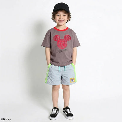 Japanese BDL x Disney parent-child print tops (80-150cm) for boys and girls (summer TOPS) 