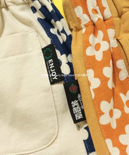 Japanese children's clothing BREEZE side pattern shorts 80-140cm boys/girls summer PANTS 
