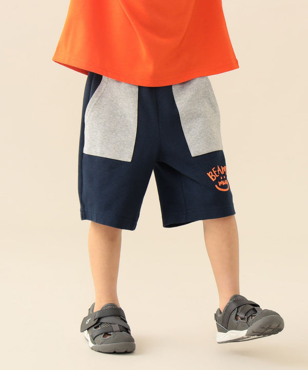 日本童裝 BE#AMS mini 波紋微笑短褲 90-140cm 女童款 夏季 PANTS