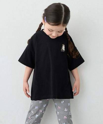 日本童裝 aF#a325 印花短袖上衣 90-150cm 女童款 夏季 TOPS