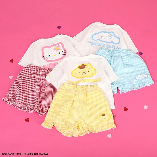 Japanese BDL x Disney parent-child print tops (80-150cm) for boys and girls (summer TOPS) 