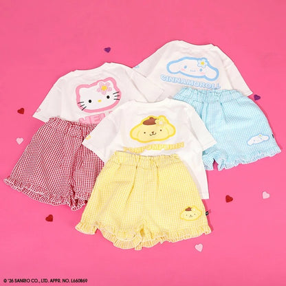 Japanese BDL x Disney parent-child print tops (80-150cm) for boys and girls (summer TOPS) 