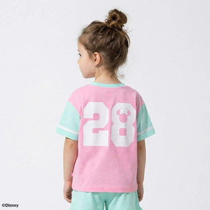 Japanese BDL x Disney parent-child print tops (80-150cm) for boys and girls (summer TOPS) 