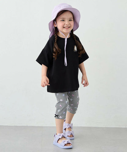 日本童裝 aF#a325 印花短袖上衣 90-150cm 女童款 夏季 TOPS