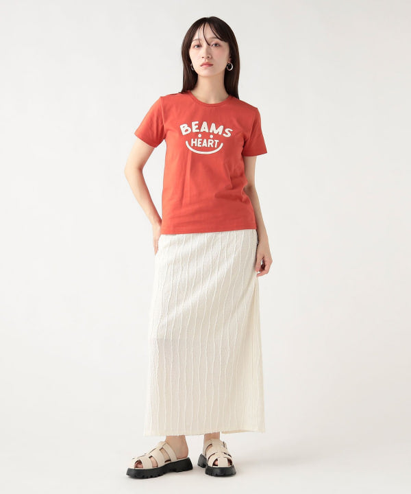 日本童裝 BE#AMS HEART 微笑LOGO上衣 M-L 親子裝 大人款 夏季 TOPS