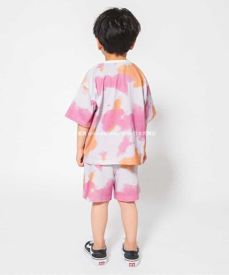 Japanese children's clothing BREEZE tie-dye shorts 90-150cm boys'/girls' summer PANTS 