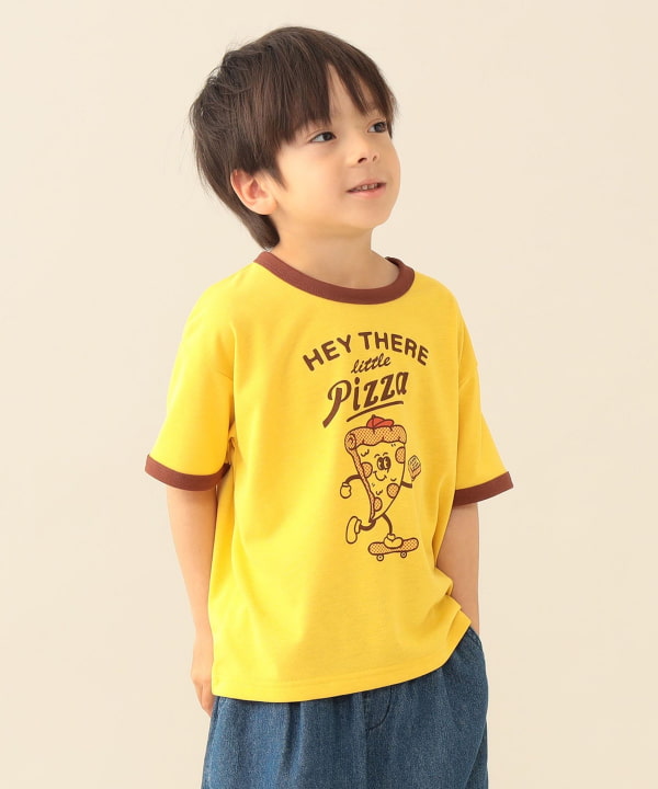 日本童裝 BE#AMS mini 防UV 吸水速乾 圓領印花上衣 90-130cm 男童款/女童款 夏季 TOPS
