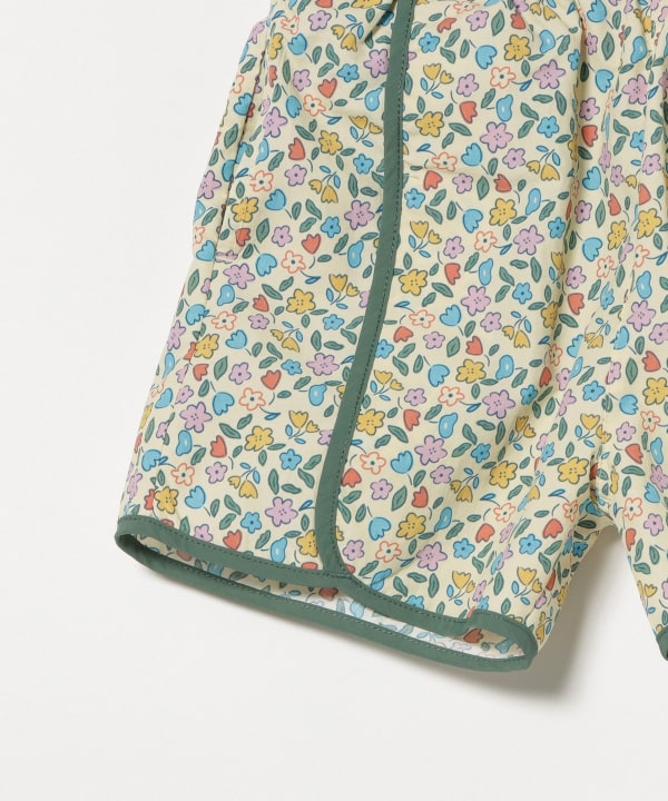 日本童裝 BE#AMS mini 水陸兩用 防水系列 碎花沙灘褲 90-140cm 女童款 PANTS 夏季 夏日玩水泳衣特輯