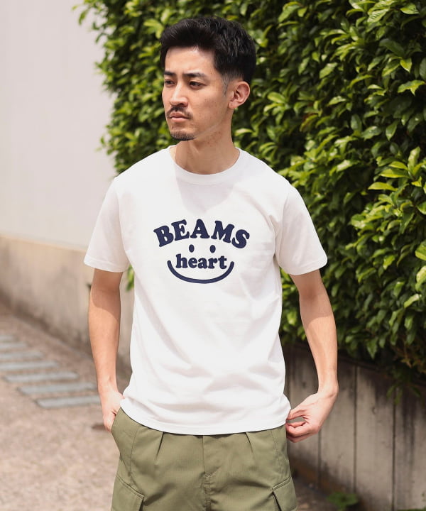 日本童裝 BE#AMS HEART 微笑LOGO上衣 S-XL 親子裝 大人款 夏季 TOPS