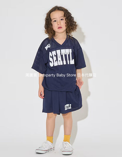 Japanese children's clothing b・R# mesh sports shorts 100-150cm boys/girls summer PANTS 