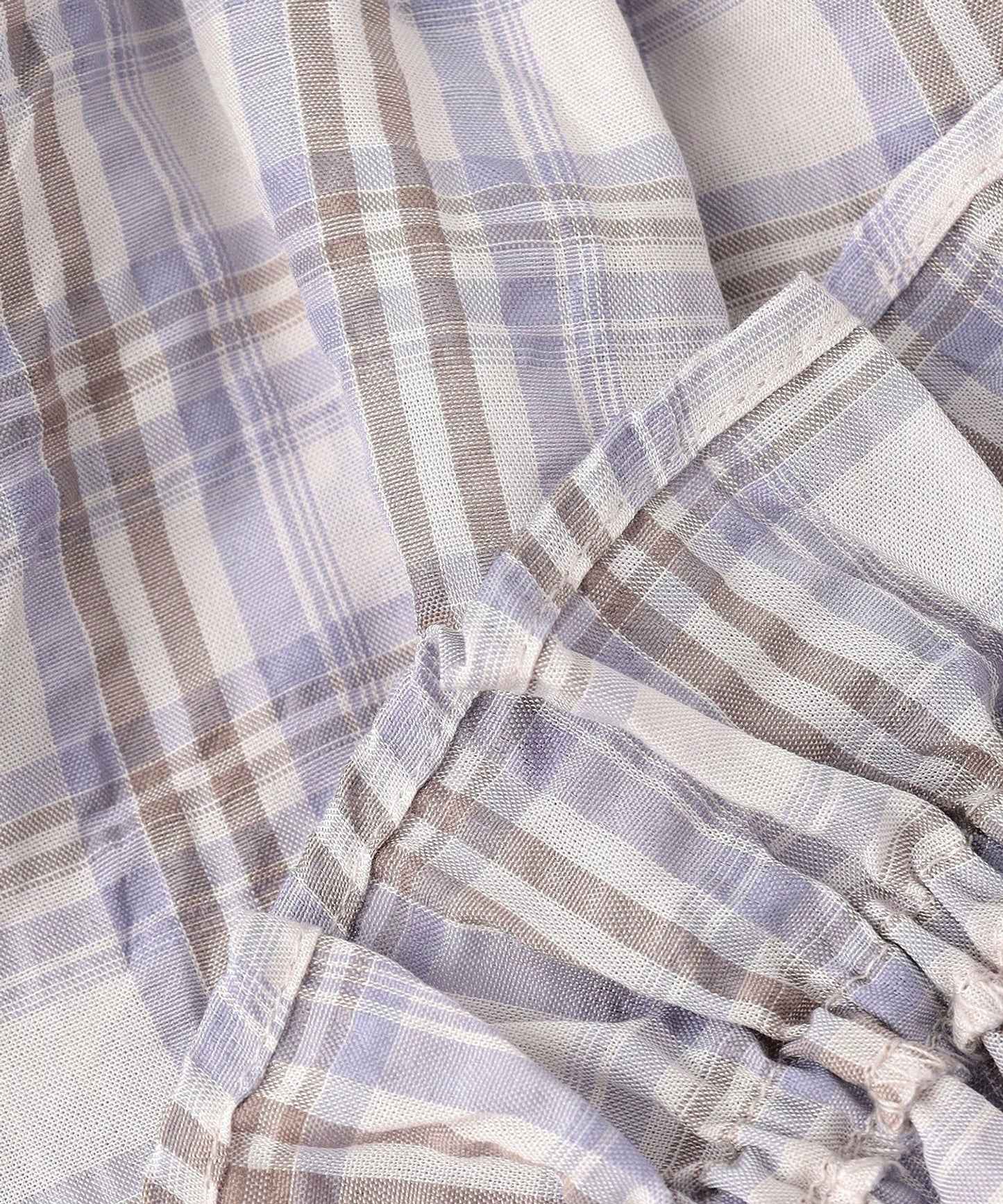 日本童裝 aF#a325 雙向格紋吊帶襯衫 110-160cm 女童款 夏季 TOPS