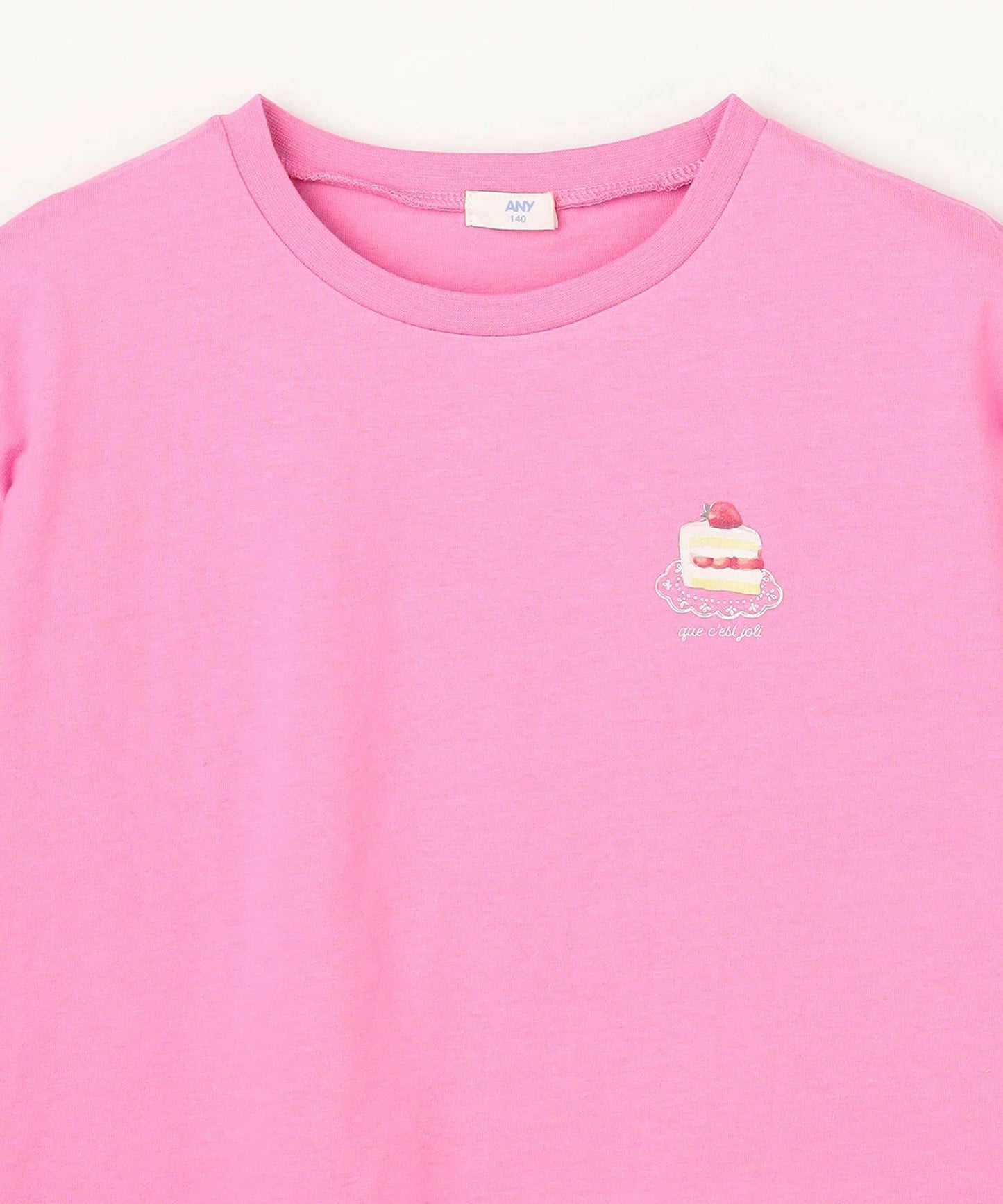 日本童裝 aF#a325 印花短袖上衣 90-150cm 女童款 夏季 TOPS