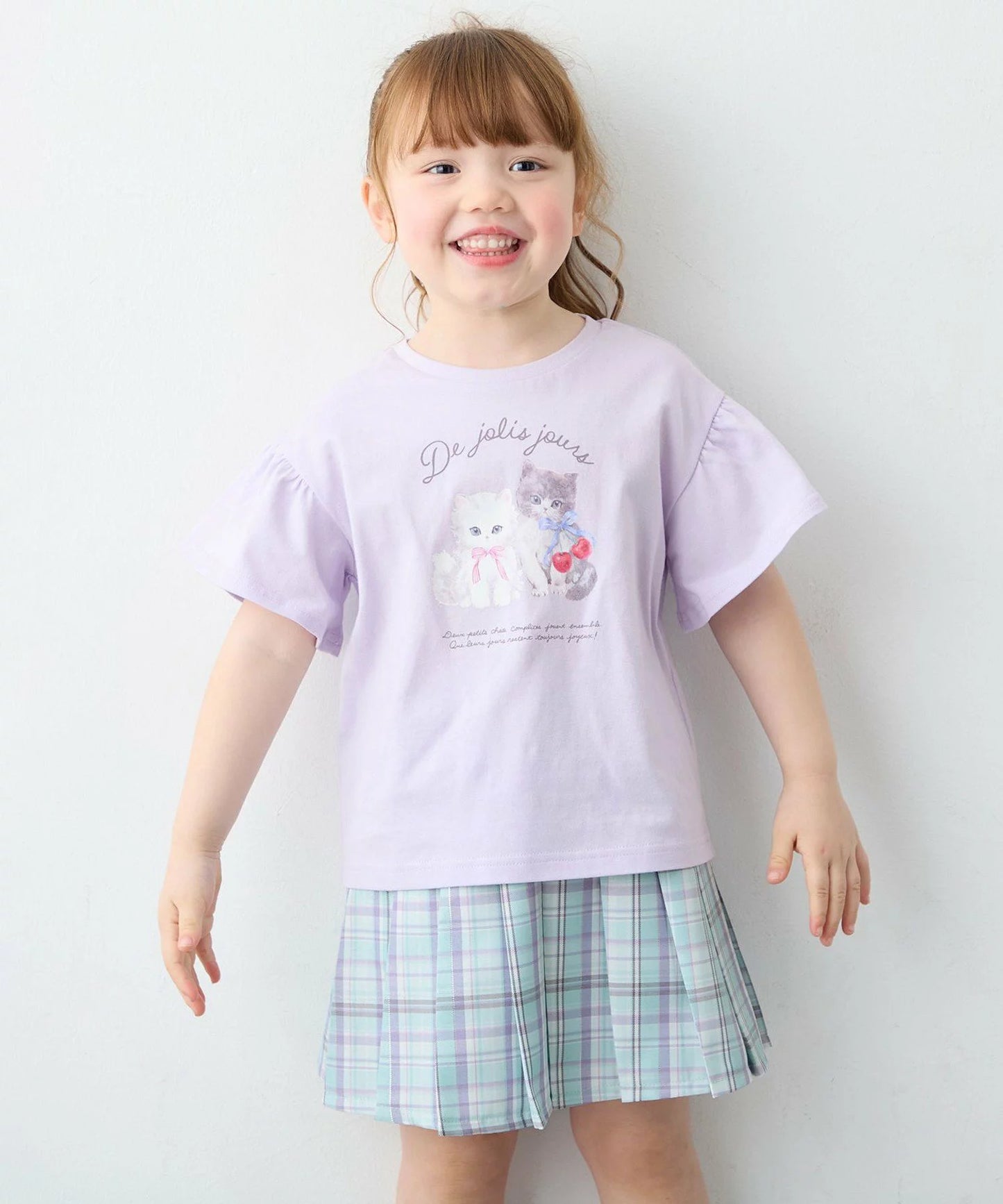 日本童裝 aF#a325 可愛動物印花上衣 90-150cm 女童款 夏季 TOPS