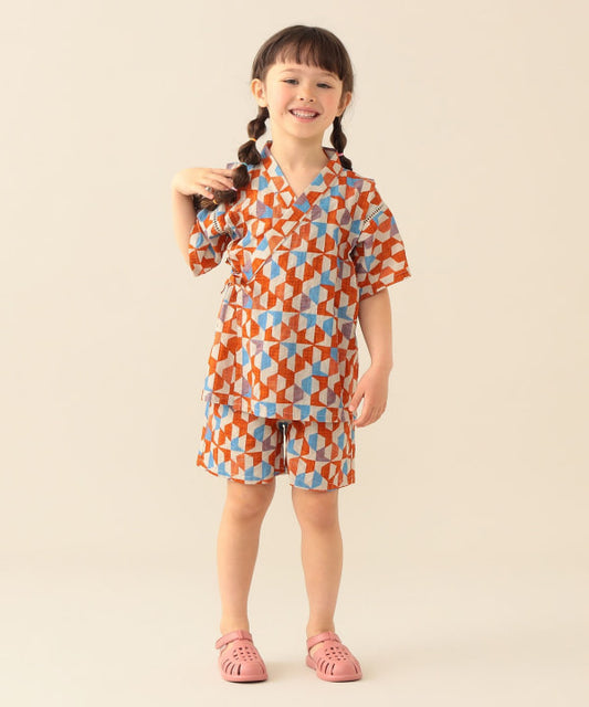 日本童裝 BE#AMS mini 日本甚平 日本和服 90-140cm 男童款/女童款 夏季 TOPS PANTS 日本夏祭慶典特輯