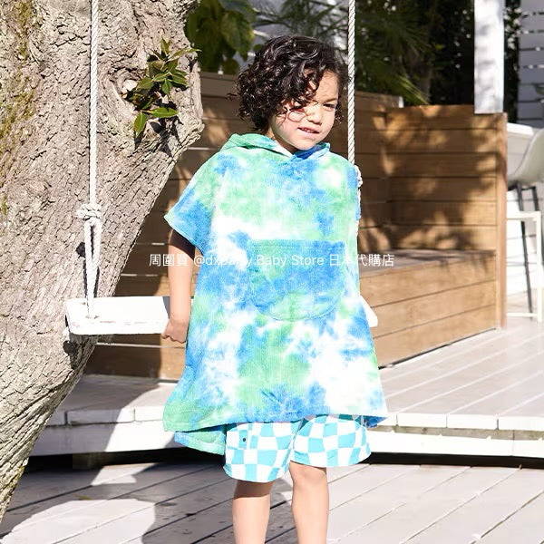 Direct from Japan b・R# Hooded Towel Daily Necessities Summer Swimwear Special 