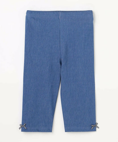日本童裝 aF#a325 彈力五分緊身褲 90-140cm 女童款 夏季 PANTS