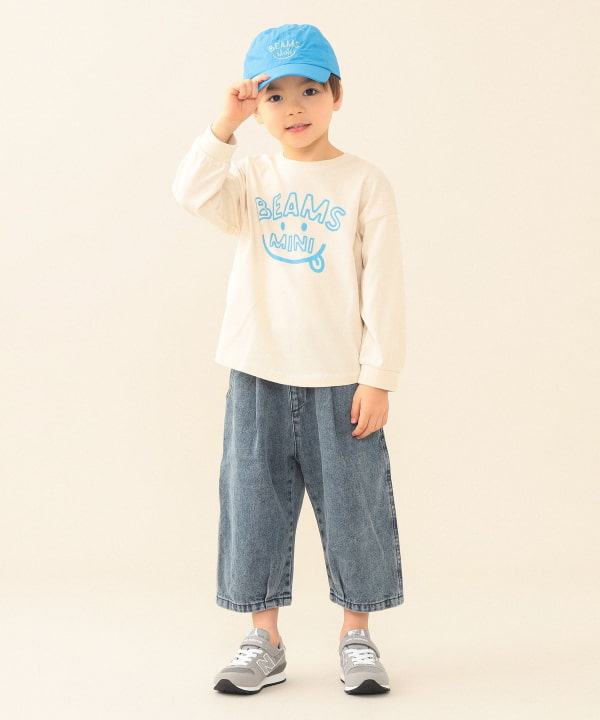 日本童裝 BE#AMS mini 七分牛仔褲 90-150cm 男童款 夏季 PANTS