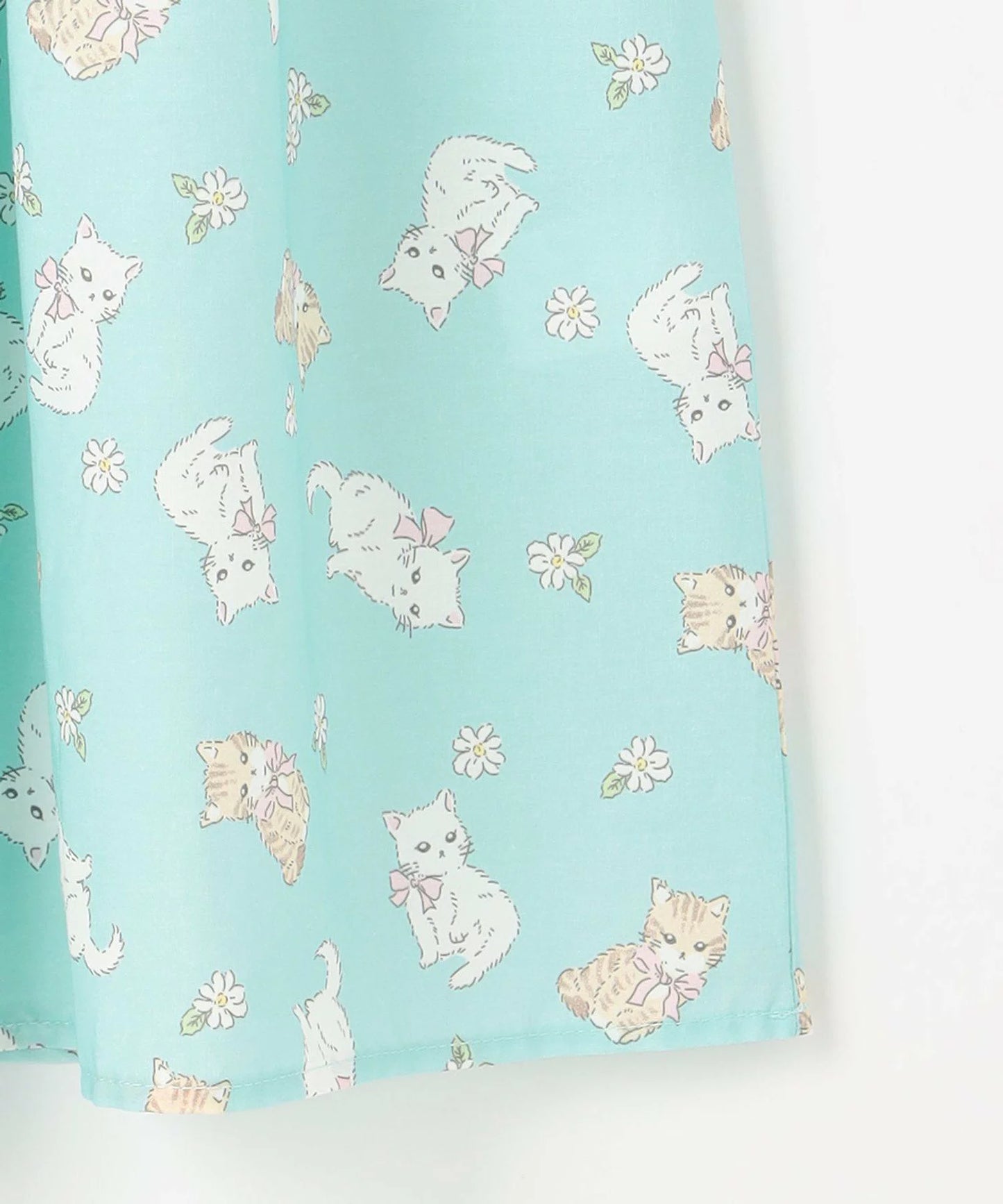 日本童裝 aF#a325 接觸冷感 全印花連身裙 90-140cm 女童款 夏季 DRESSES