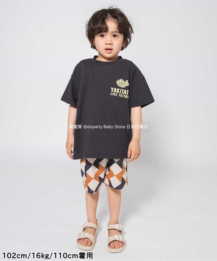 BREEZE Japanese Summer Festival Print Tops (80-140cm) for Boys and Girls (Summer) 