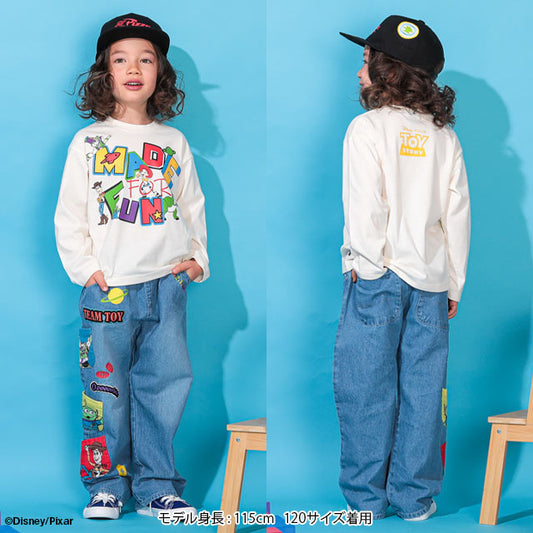 Japanese BDL x Disney Toy Story denim pants 80-140cm boys' spring/summer PANTS 