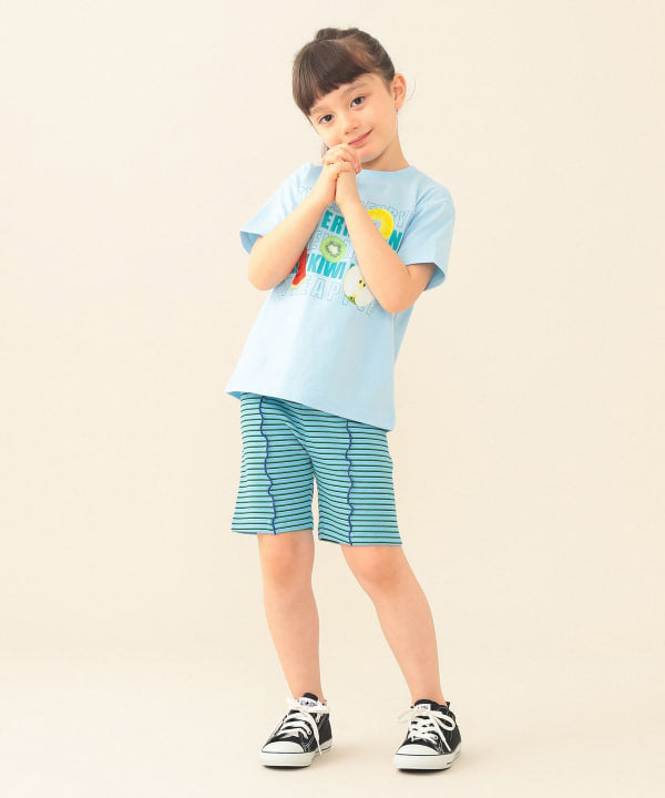 日本童裝 BE#AMS mini  五分長緊身褲 80-130cm 男童款/女童款 夏季 PANTS