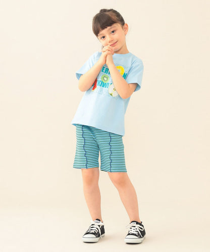 日本童裝 BE#AMS mini  五分長緊身褲 80-130cm 男童款/女童款 夏季 PANTS