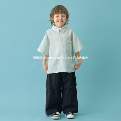 Japanese children's clothing b・R# casual shirt 100-150cm boys/girls spring and summer TOPS 