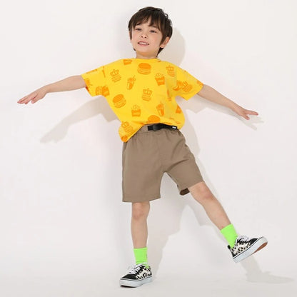 Japanese BDL x Disney parent-child print tops (80-150cm) for boys and girls (summer TOPS) 