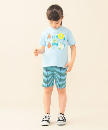 日本童裝 BE#AMS mini  五分長緊身褲 80-130cm 男童款/女童款 夏季 PANTS