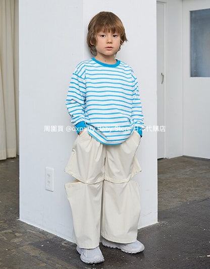 Japanese children's clothing b・R# 2Way detachable shorts loose stretch pants 100-150cm boys/girls spring and summer PANTS 