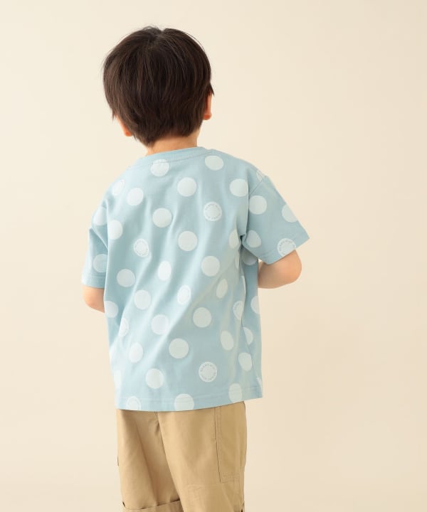 日本童裝 BE#AMS mini 波點印花上衣 90-140cm 男童款/女童款 夏季 TOPS