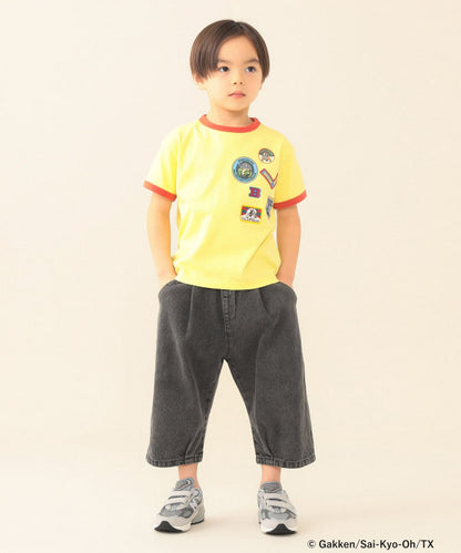 日本童裝 BE#AMS mini 七分牛仔褲 90-150cm 男童款 夏季 PANTS