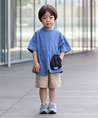 日本童裝 BE#AMS mini 吸水速乾 不規則上衣 90-150cm 男童款 夏季 TOPS