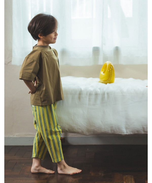 日本童裝 BE#AMS mini  休閒每日七分褲 70-120cm 男童款/女童款 夏季 PANTS