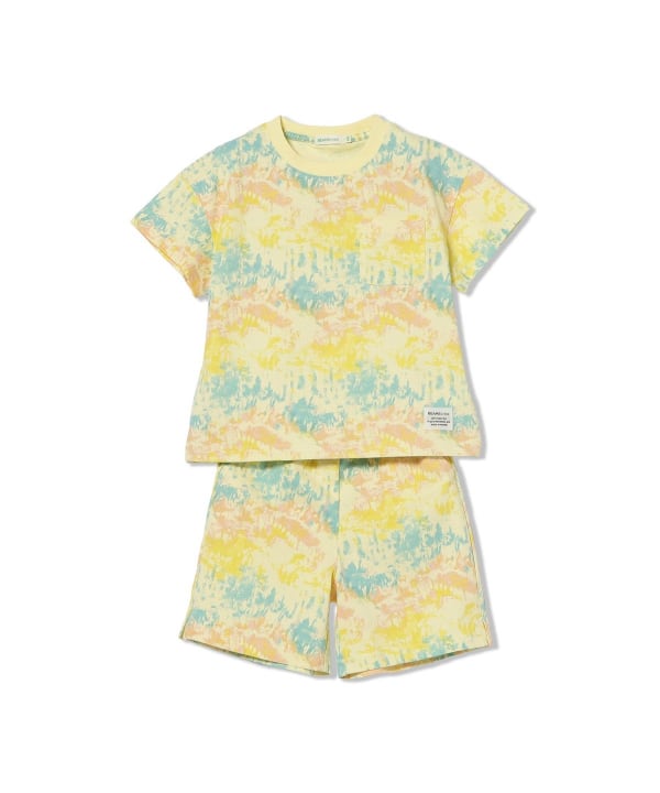 日本童裝 BE#AMS mini 扎染印花兩件套裝 90-150cm 男童款 夏季 TOPS PANTS