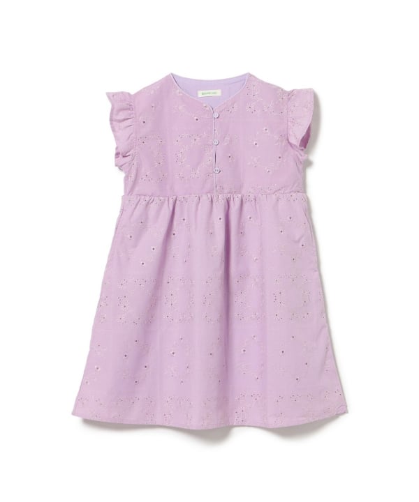 日本童裝 BE#AMS mini 打洞蕾絲連身裙 90-150cm 女童款 夏季 DRESSES