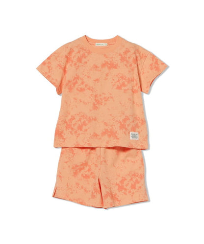 日本童裝 BE#AMS mini 扎染印花兩件套裝 90-150cm 男童款 夏季 TOPS PANTS