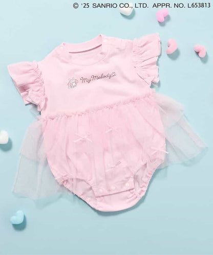 Japanese Ampersand x Sanrio Chiffon Jumpsuit (60-80cm) for Girls (Spring) (Newborn Baby Jumpsuit) 
