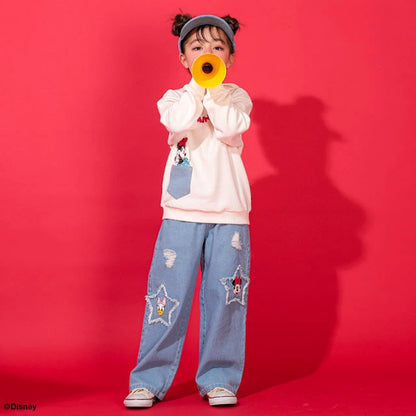 Japanese BDL x Disney Denim Pants 100-140cm Girls Spring/Summer PANTS 