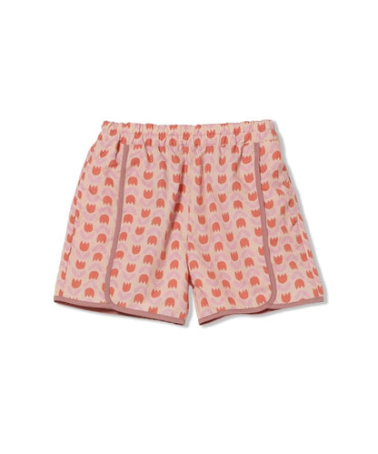 日本童裝 BE#AMS mini 水陸兩用 防水系列 碎花沙灘褲 90-140cm 女童款 PANTS 夏季 夏日玩水泳衣特輯