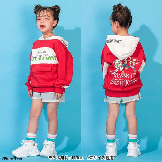 Japanese BDL x Disney Toy Story 3D Pocket Sweatshirt (80-140cm) for Boys/Girls Spring/Summer TOPS 
